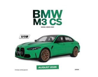 BMW M3 (2023), signal green