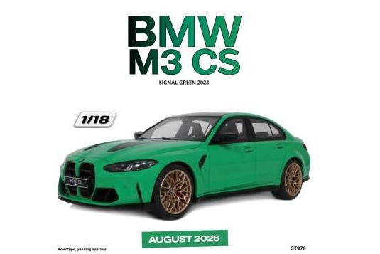 BMW M3 (2023), signal green