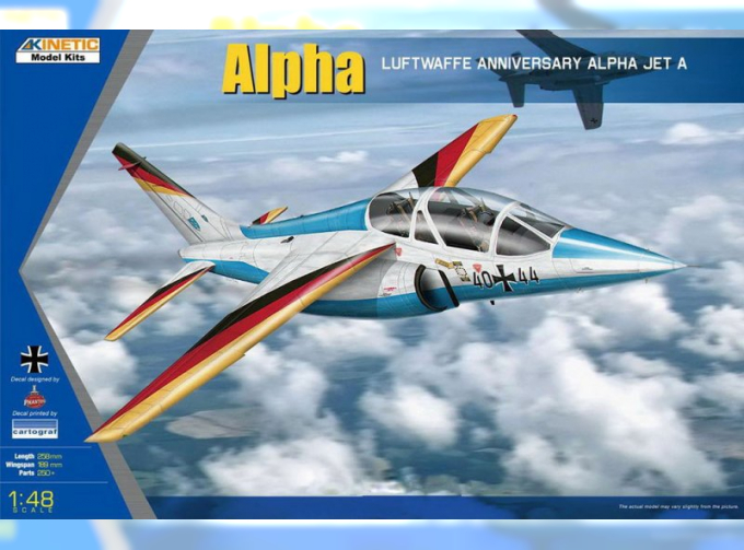 Сборная модель Luftwaffe Anniversary Alpha Jet A Alpha