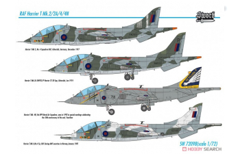 Сборная модель Harrier T.Mk.2/2A/4/4N