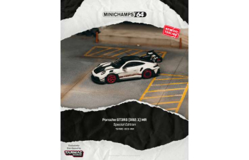 PORSCHE GT3RS (992.1) MR (2026), white / red
