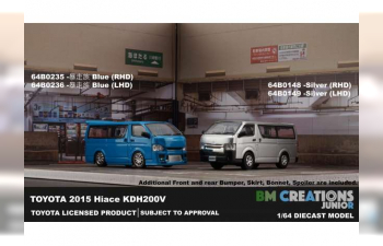 TOYOTA Hiace left hand drive (2016), blue 