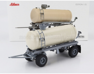 FORTSCHRITT Hw80 Tanker Trailer For Tractor, White Silver