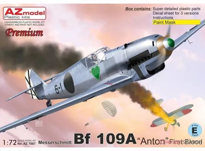 Сборная модель Messerschmitt Bf 109A "Anton" First Blood