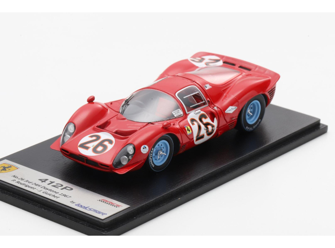 FERRARI 412P 4.0L V12 Team N.A.R.T. North American Racing №26 24h Daytona (1967) Pedro Rodriguez - Jean Guichet