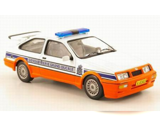 FORD Sierra COSWORTH Gendarmerie Luxemburg (1988), оранжевый с белым