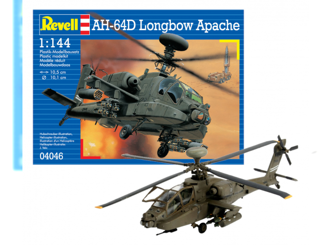 Сборная модель Вертолет AH-64D APACHE LONGBOW