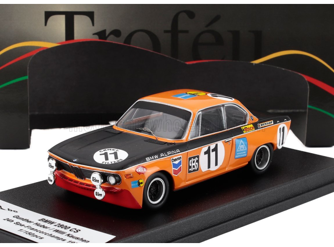 BMW 2800 Cs Alpina (night Version) №11 24h Spa Francorchamps (1971) Gunther Huber - Willi Kaushen, Yellow Black Red