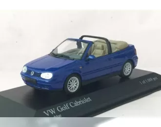 VOLKSWAGEN Golf IV Cabriolet (1999), blue