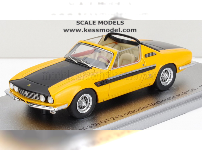 FERRARI 330 Gt 2+2 Sn.6109 Michelotti Cabriolet Open (1964), Yellow Black