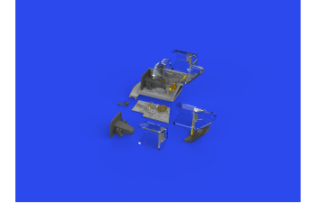 Кабина пилота Bf 109G-5/G-6 cockpit Brassin PRINT