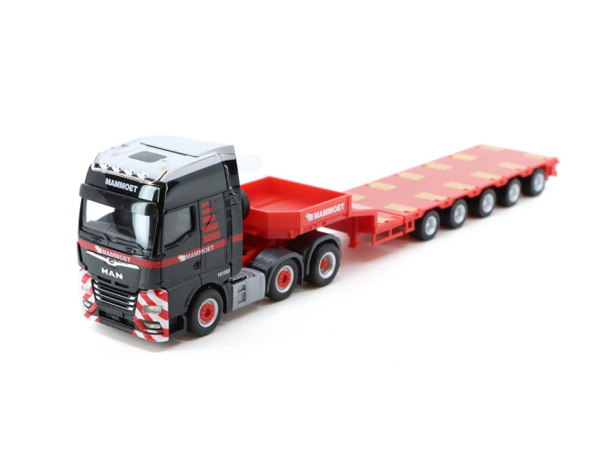 MAN TGX GX SZ 6x2, black / red