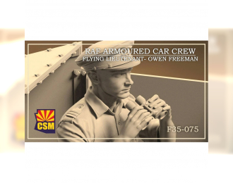 Сборная модель Экипаж бронеавтомобиля Королевских ВВС, лейтенант авиации — Роберт Эванс