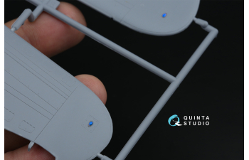 3D Декаль Навигационные Огни (Тип B), Красный+Синий (для всех моделей)