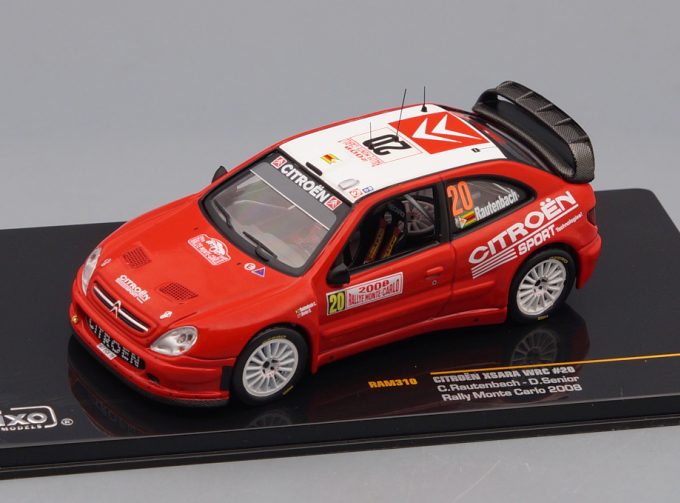 CITROEN XSARA #20 C.Rautenbach - D.Senior Rally Monte Carlo (2008), red