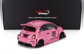 FIAT 500 Abarth 595 Lb Works №49 Abas (2024), pink