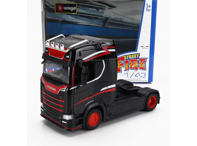 SCANIA S770 V8 Tractor Truck 2-assi (2021), black