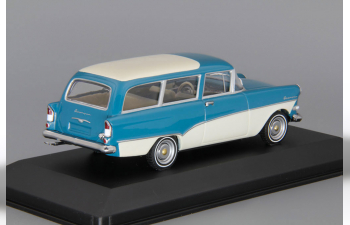 OPEL Rekord P1 Caravan (1958-1960), blue / white