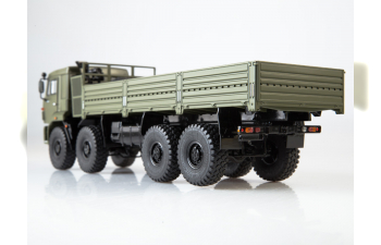 Камский грузовик 6560 бортовой (с тентом), хаки