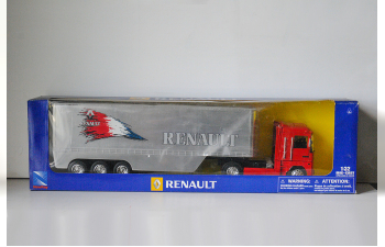 RENAULT Magnum с полуприцепом, красный