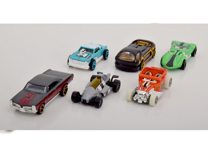 LEGENDS TOUR SET 2 Jet Z, 67´Pontiac GTO, Bone Shaker, Deora II The Nash Twin Mill in gift Box