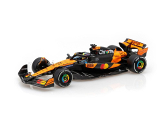 McLAREN F1 Mcl39 Team Mclaren №81 Winner China Gp (2025) Oscar Piastri, Orange Black