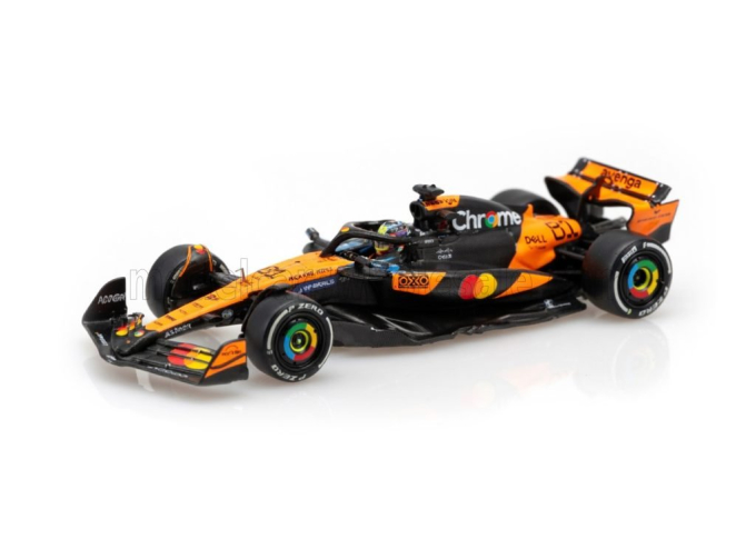 McLAREN F1 Mcl39 Team Mclaren №81 Winner China Gp (2025) Oscar Piastri, Orange Black