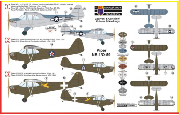 Сборная модель PIPER-1/O US-59 MILITARY VERSION