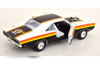 DODGE Charger Armor All (1970), white black orange