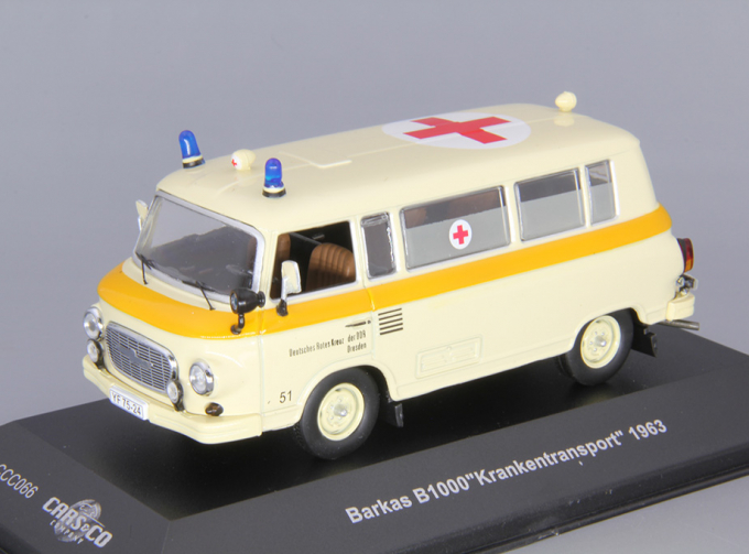 BARKAS B1000 Krankentransport Deutsches Rotes Kreuz der DDR (1963), beige