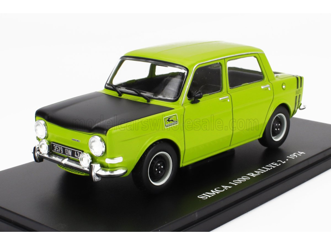 SIMCA 1000 Rally 2 (1974), green / black