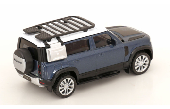 LAND ROVER Defender 110, blue metallic /white