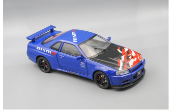 NISSAN Skyline GT-R, синий, 21 см.