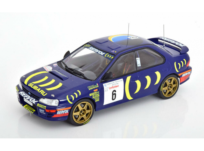 SUBARU Impreza 555 #6 Liatti/Alessandrini 6 место Rally Tour de Corse 1995