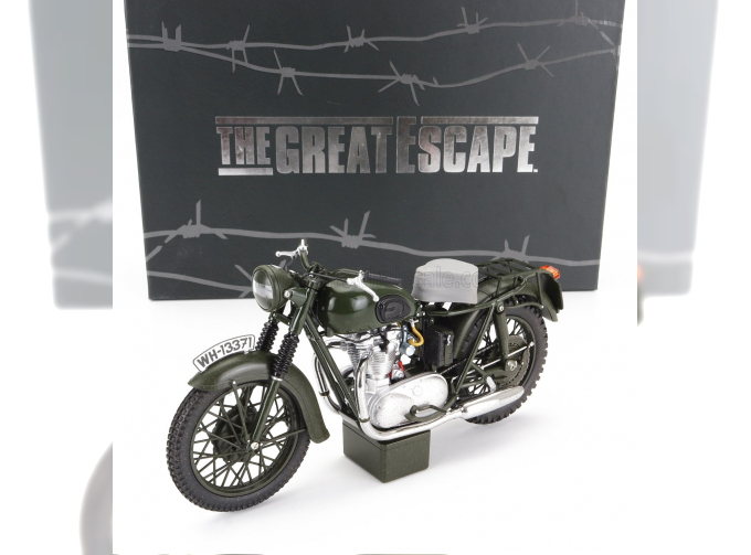 TRIUMPH Tr6 (1962) - The Great Escape Movie - La Grande Fuga - Steve Mcqueen, Military Green