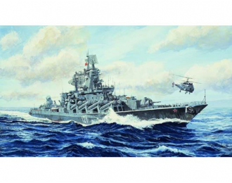 Сборная модель Ракетный крейсер  "Москва"