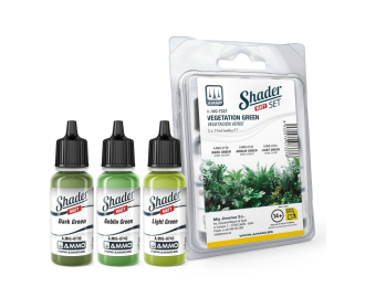 Набор матовых шейдеров - зелёная растительность / Matt SHADER Set Vegetation Green