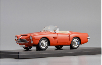 PEGASO Z-102 Spider Serra Barcelona open roof (1956), red