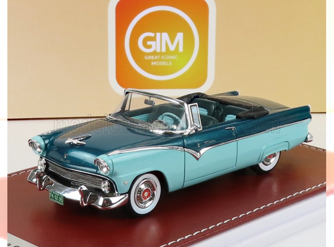 FORD Fairlane Sunliner Cabriolet (1955), Green Poly - Sea Haze Green