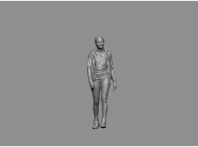 Фигурка Девушка идущая (под покраску)