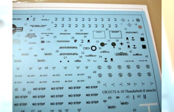 Декаль A-10A Thunderbolt stencils