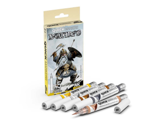 Набор маркеров Quick Markers Гномы / Dwarfs