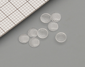 Комплект линз для фар (с рифлением) ФГ1-3711201 (4 мм), 8 шт