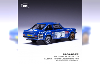 FORD Escort MK II R №3 Circuit of Ireland - B.Coleman, N.Brendan (1980), blue