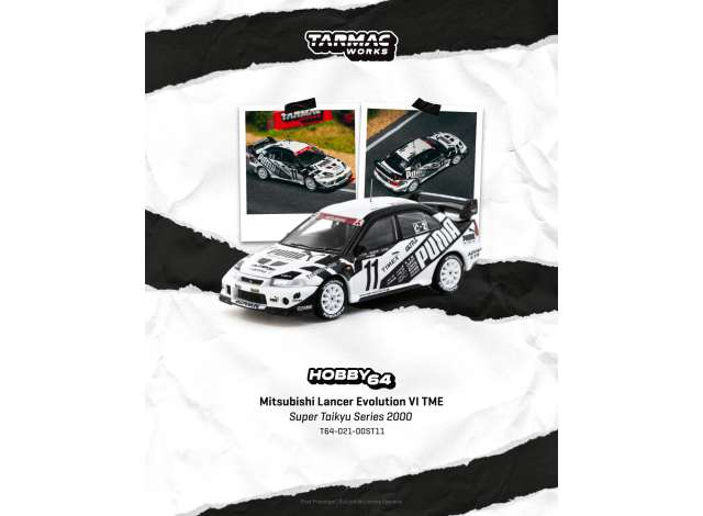 Mitsubishi Lancer Evolution VI TMESuper Taikyu Series 2000, black/white
