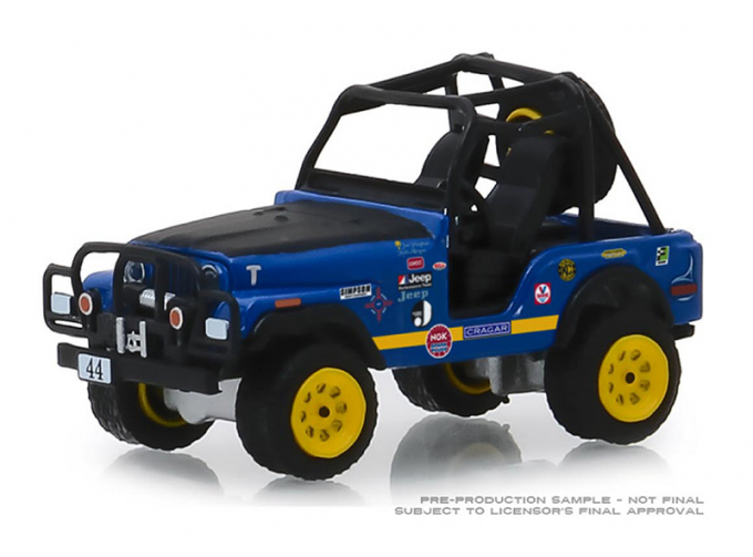 JEEP CJ-5 4х4 #44 Baja Cragar 1971 Blue