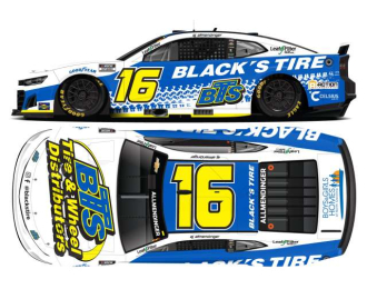 Chevrolet #16 AJ Allmendinger *Black`s ire*, white/blue/yellow 2025