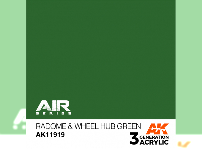 Radome & Wheel Hub Green