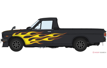 Сборная модель Nissan Sunny Truck (GB122) «Огненный узор» со спойлером (Limited Edition)