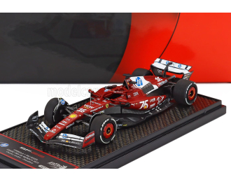 FERRARI F1 Sf-25 Team Scuderia Ferrari Hp №16 2nd Monaco Gp 75th Shell Livery (2025) Charles Leclerc, Red Black White
